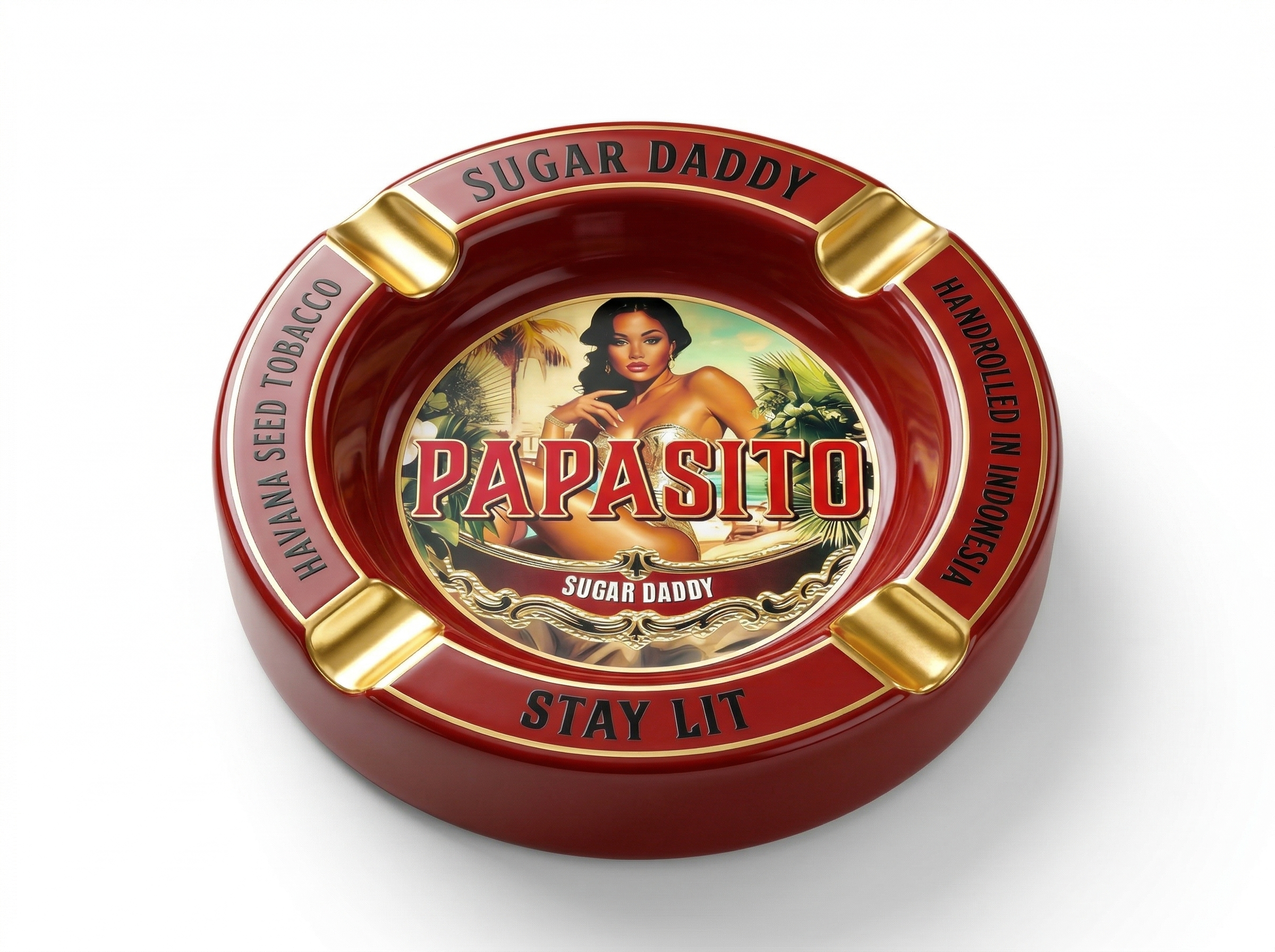 Papasito Cigars ashtray product photo
